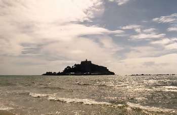St. Michael's Mount on a showery afternoon, August, 1997